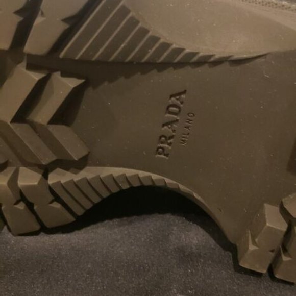 Prada calzature donna lace up pony fur boots size 36.5 - Picture 5 of 10